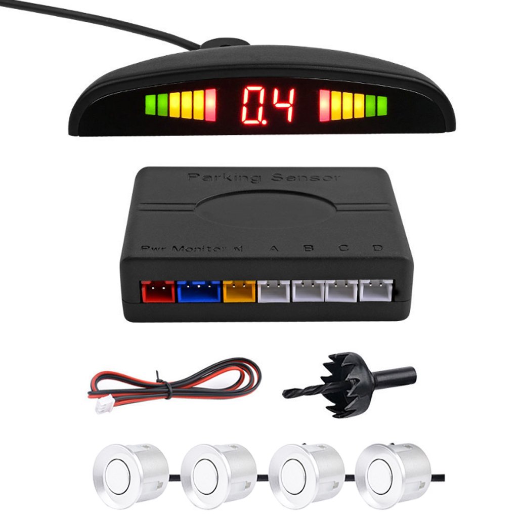 Kit de Capteurs de Stationnement avec Écran LED Sans Fil – 4 Capteurs, Alerte Sonore et Visuelle image 5