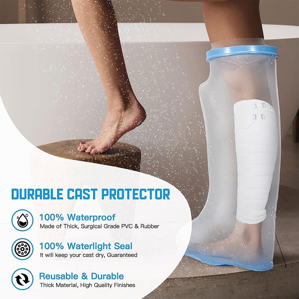 Protection Étanche pour Plâtre et Pansements – Couvre-Brace ou Jambe pour Douche et Bain image 4