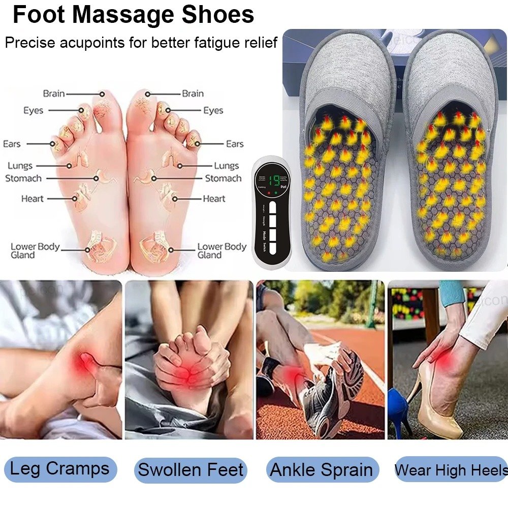 Chaussures de massage intelligentes à technologie EMS – détente, soin et stimulation circulatoire image 6