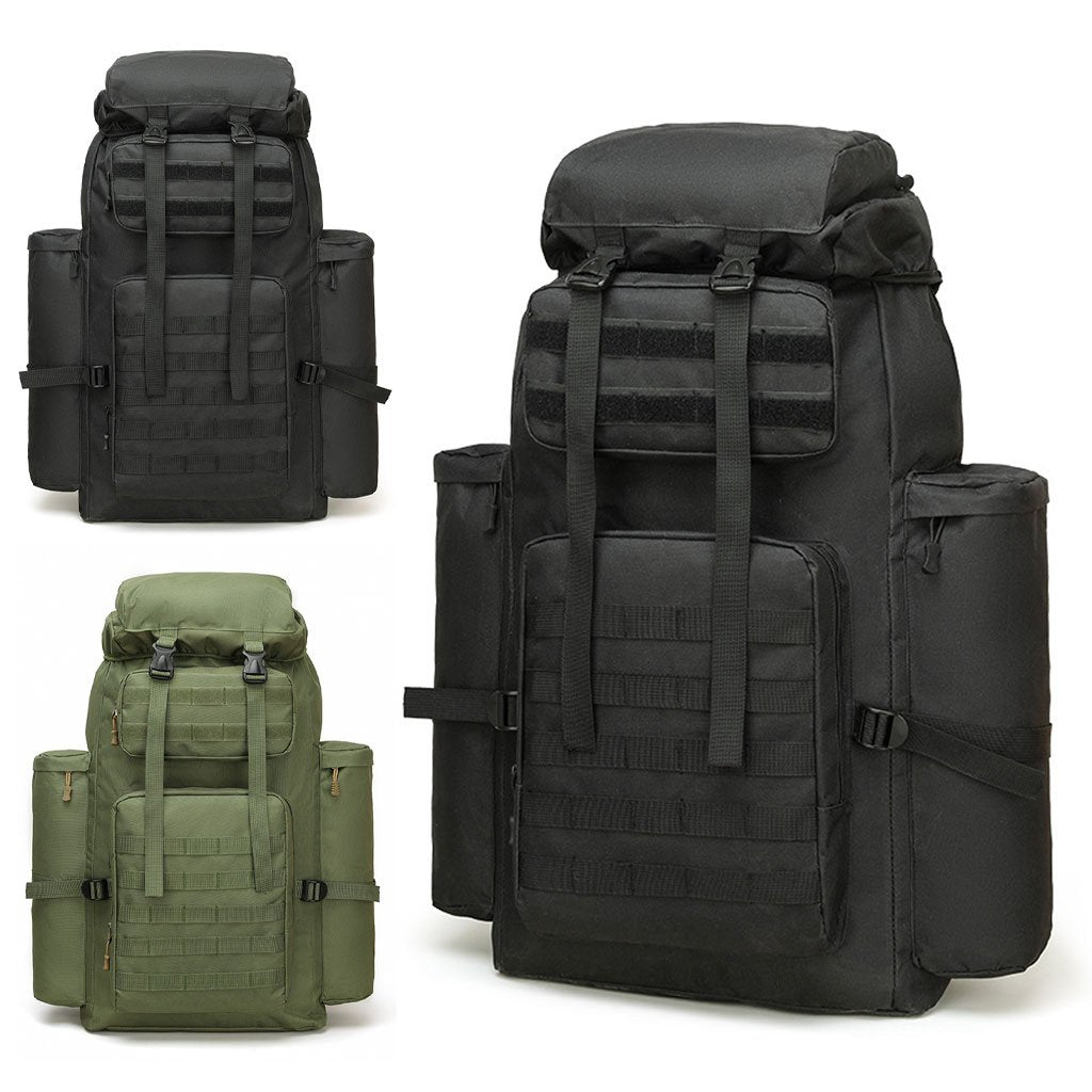 Sac à Dos Tactique de Randonnée 100L – Modèle SDM10 حقيبة ظهر تكتيكية للتخييم والمشي بسعة 100 لتر – موديل SDM10 image 1