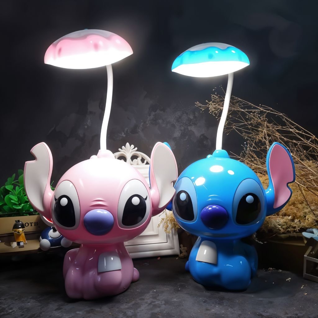 Veilleuse LED Rechargeable Enfant – Design 3D Chat, Lapin ou Stitch image 0