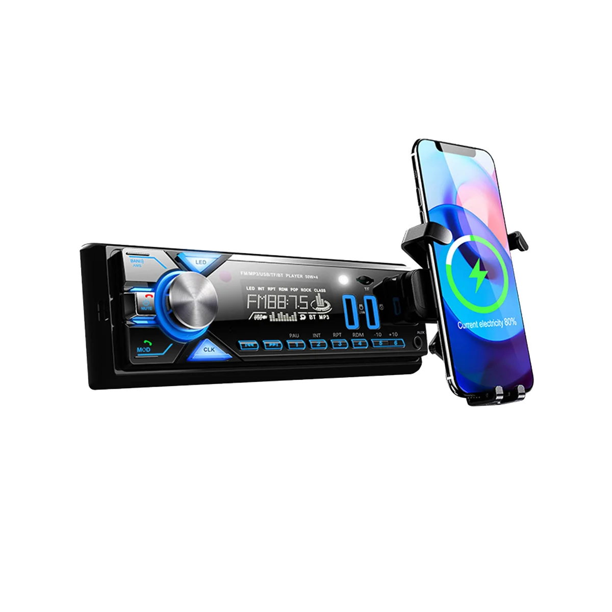 Autoradio Bluetooth FM 12V – Écran LCD – USB/TF – 60W image 4