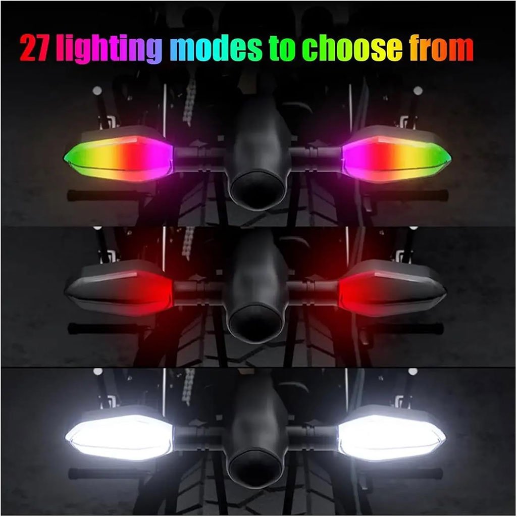 Clignotants LED pour motos – 27 modes lumineux image 8
