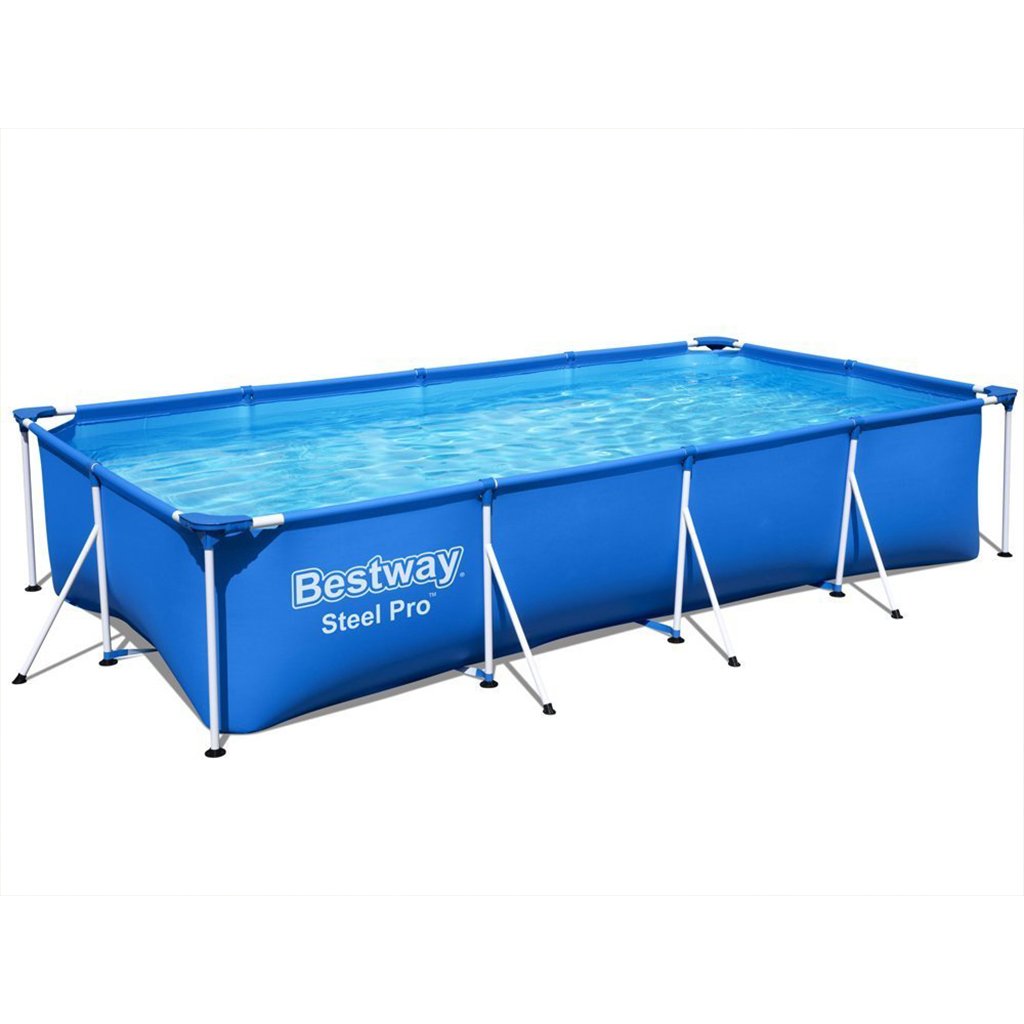pack piscine rectangulaire Bestway 400 x 211 x 81 cm + pompe + filtre + kit de reparation et autre image 5