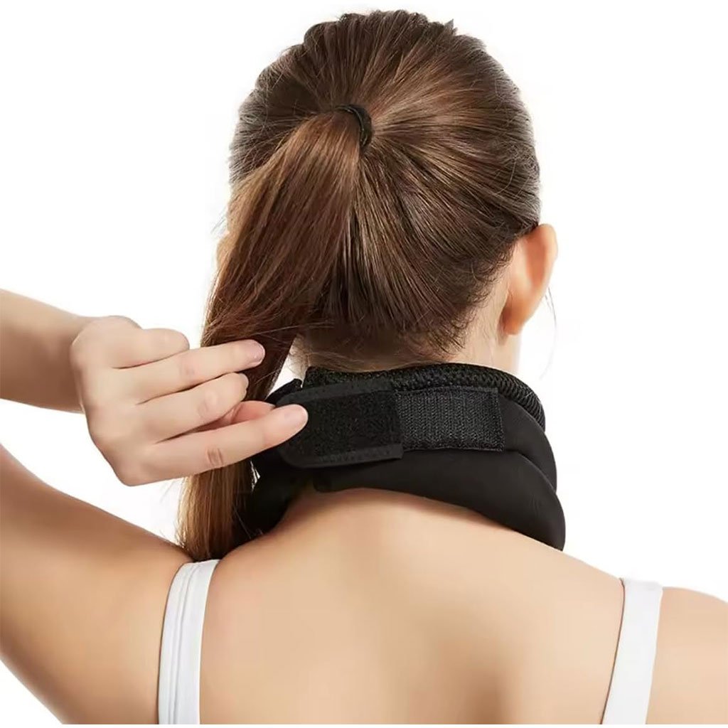 Collier Cervical Ergonomique Réglable pour Posture et Soulagement du Cou دعامة عنق مريحة قابلة للتعديل لتصحيح الوضعية وتخفيف الألم image 1