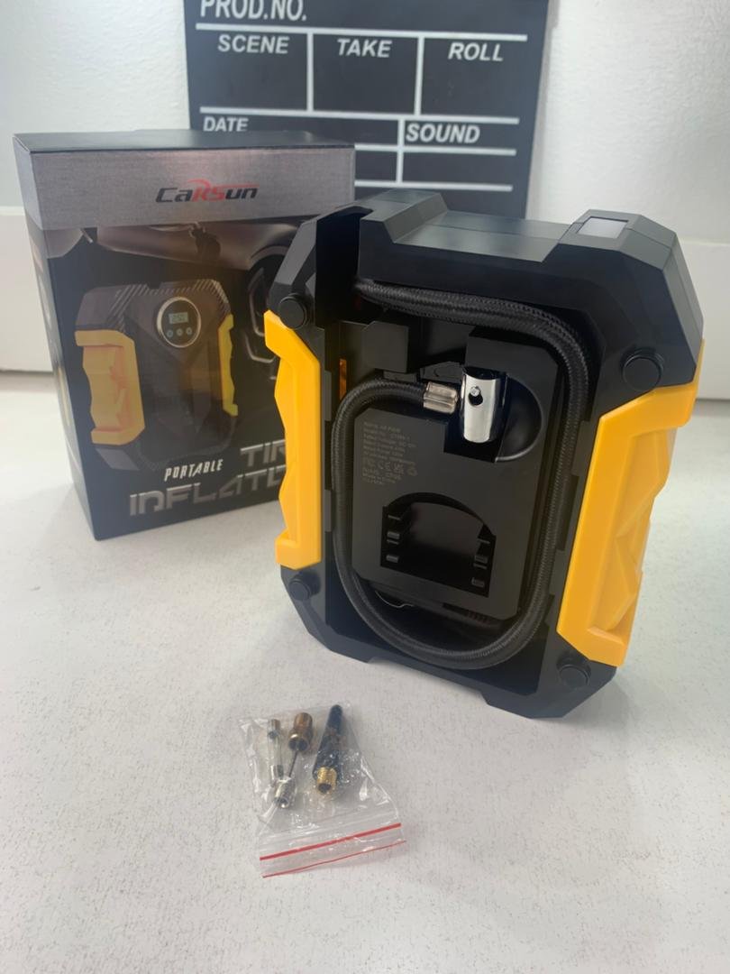 Compresseur d’Air Portatif CARSUN – Gonfleur d’Automobile 12V image 9