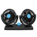 Ventilateur Voiture Double Tête 360° – Puissant, Silencieux et Économie d’Énergie image 0
