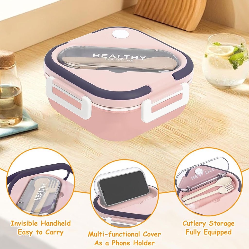 Boîte à lunch en acier inoxydable – saine, pratique et élégante image 6
