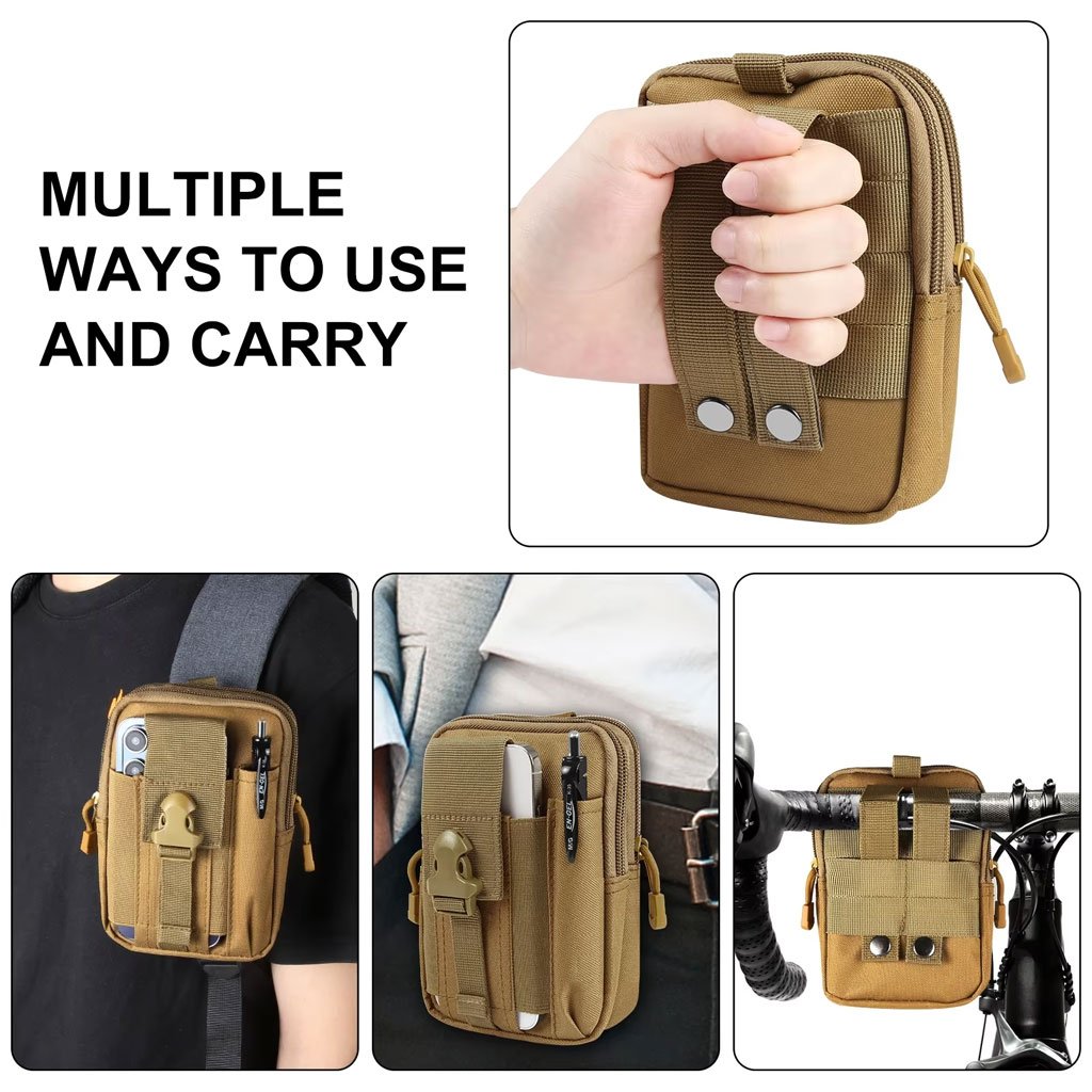 Pochette banane multifonction avec support téléphone حقيبة خصر متعددة الوظائف مع حامل للهاتف image 7