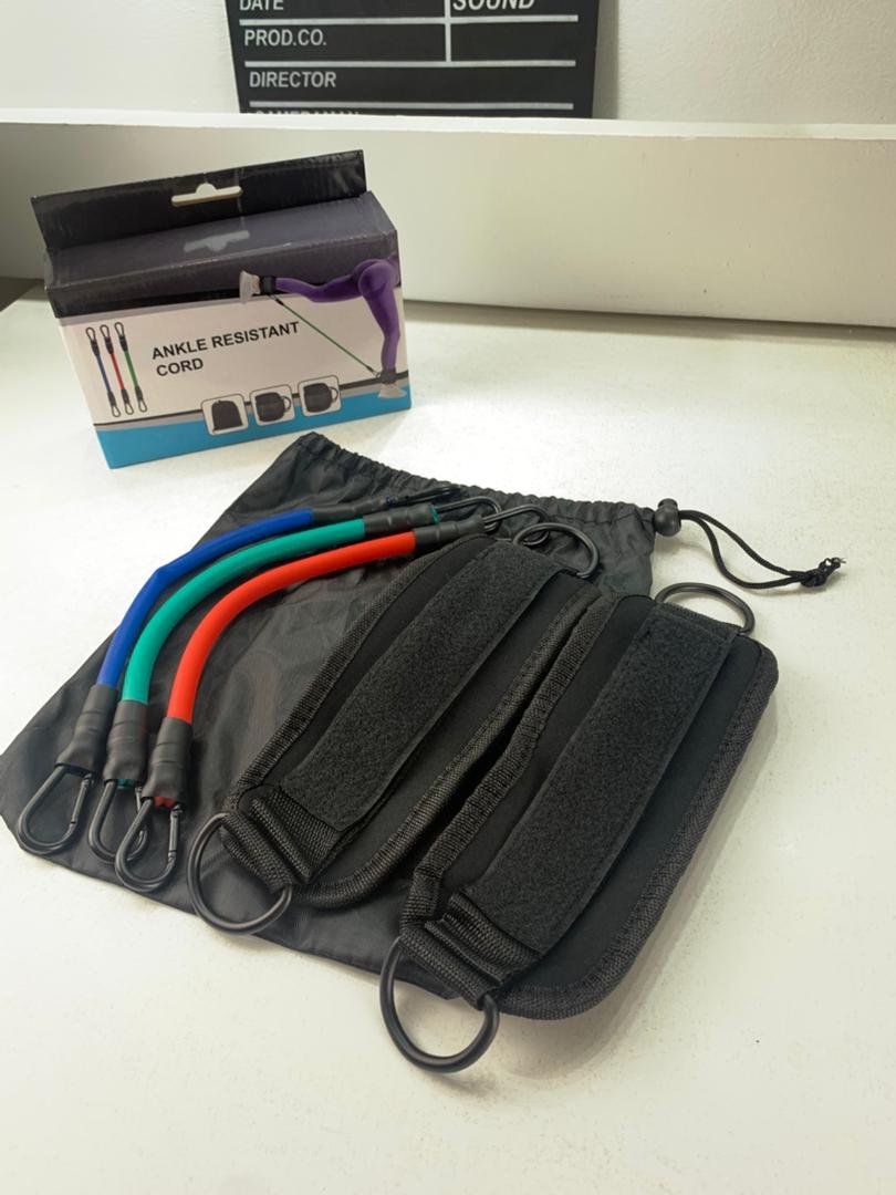 Bande de Résistance de Fitness avec Sangle Cheville – Entraînement Complet des Jambes à Domicile ou en Voyage image 6