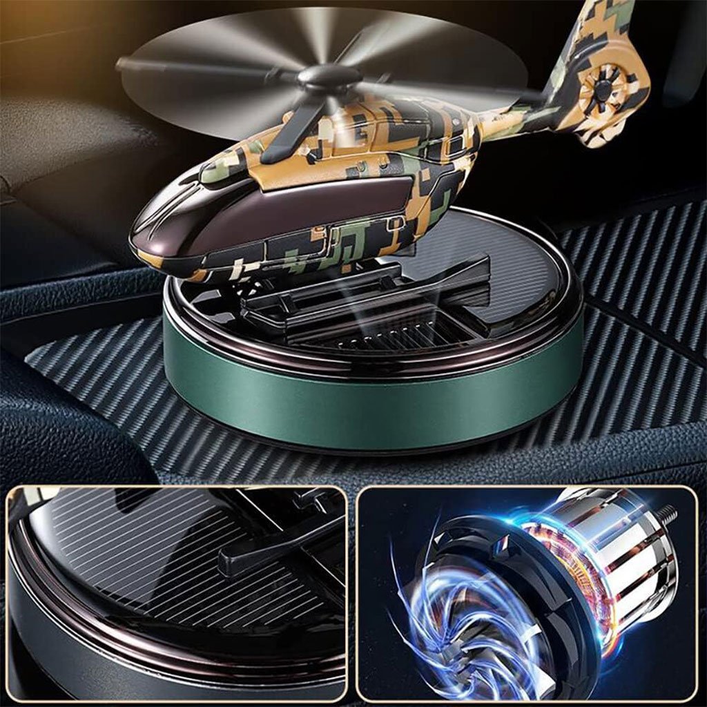 Diffuseur Parfum Voiture Avion Solaire – Élégant et Écologique image 1
