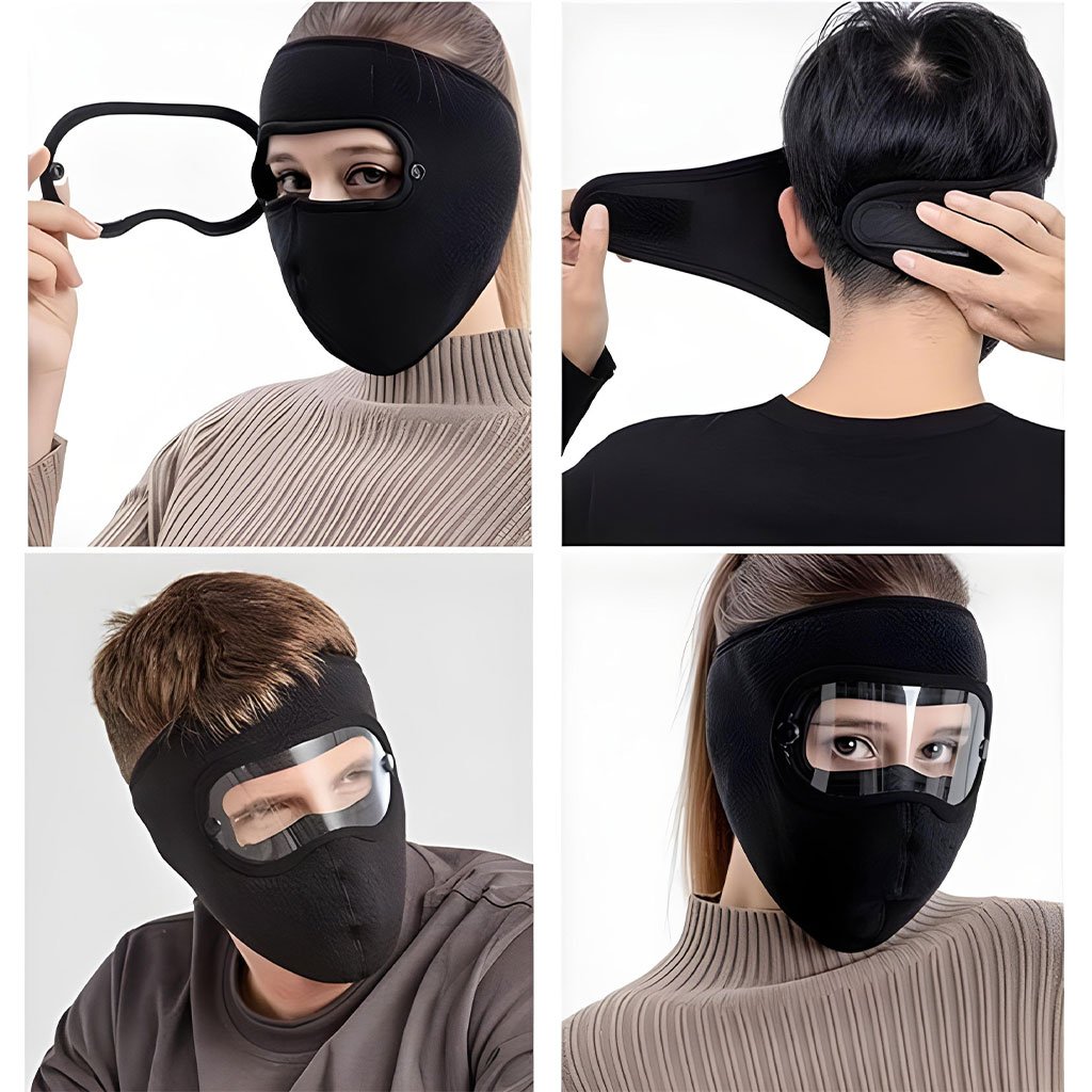 Masque d’hiver thermique pour motards – Protection totale et confort absolu image 0