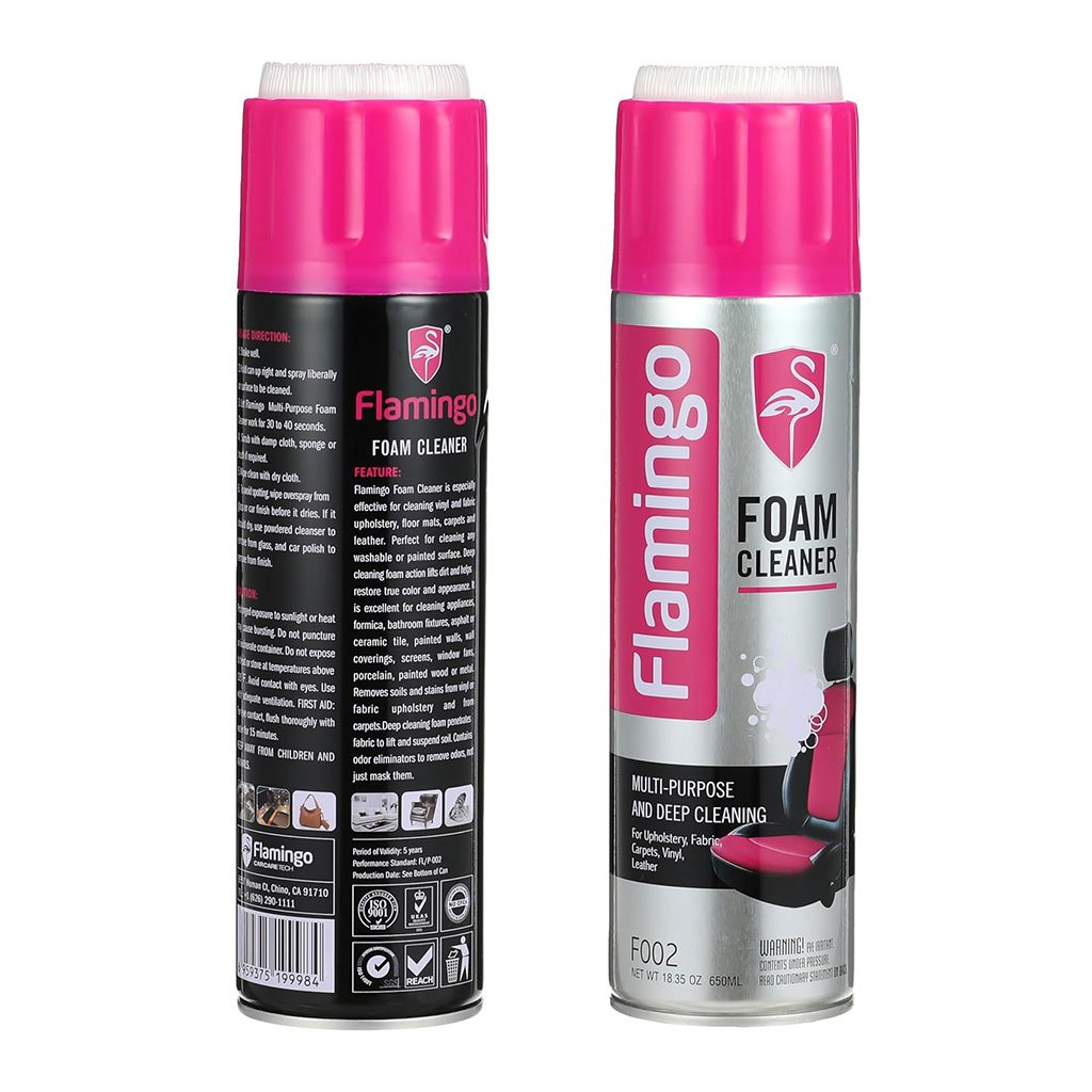 Mousse Nettoyante Multi-Usages Flamingo – 650 ml au Parfum d’Agrumes image 0
