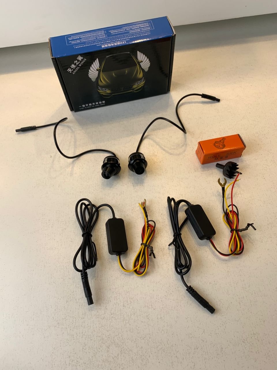 Éclairage LED Double Aile d’Ange pour Voiture et Moto image 8