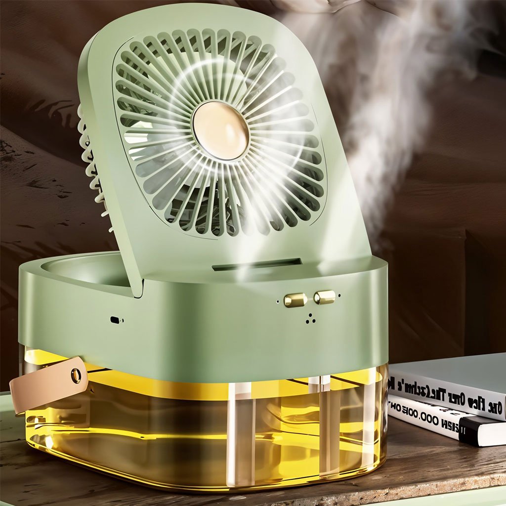 Ventilateur Brumisateur Portable à Double Buse avec Télécommande image 5