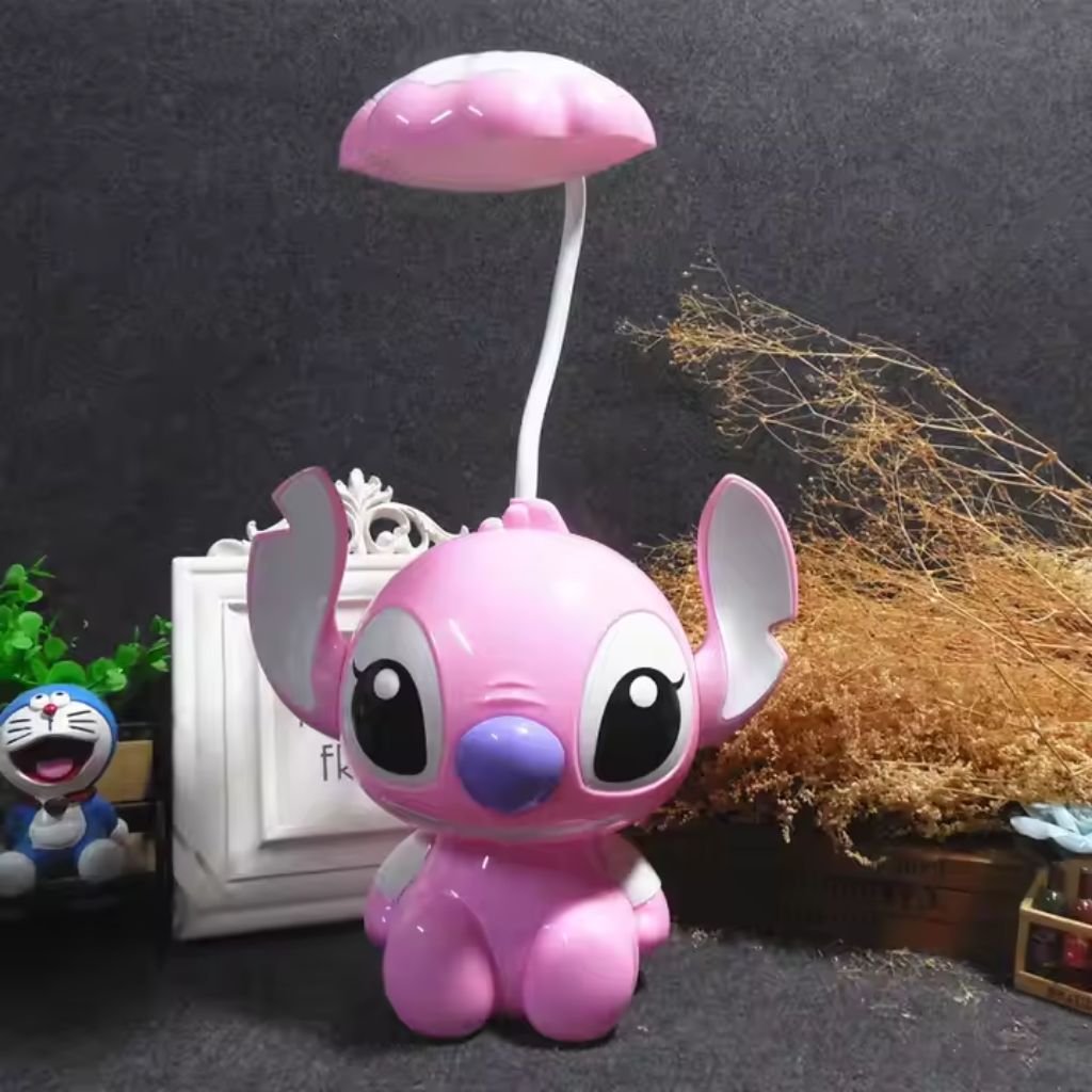 Veilleuse LED Rechargeable Enfant – Design 3D Chat, Lapin ou Stitch image 1