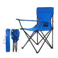 Chaise Pliante Portable avec Accoudoir Porte-Gobelet et Sac de Transport image 0