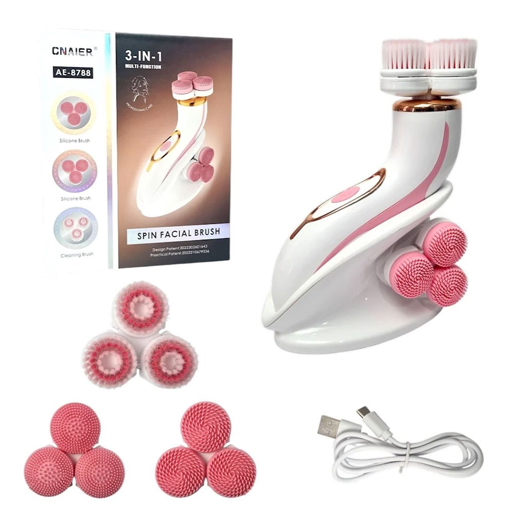 Brosse Électrique de Nettoyage du Visage Cnaier AE-8788 – Peau Douce et Rayonnante au Quotidien image 0