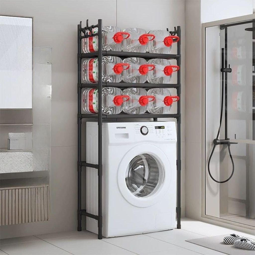 Étagère de Rangement 3 Niveaux pour Salle de Bain – Gain de Place Intelligent image 3