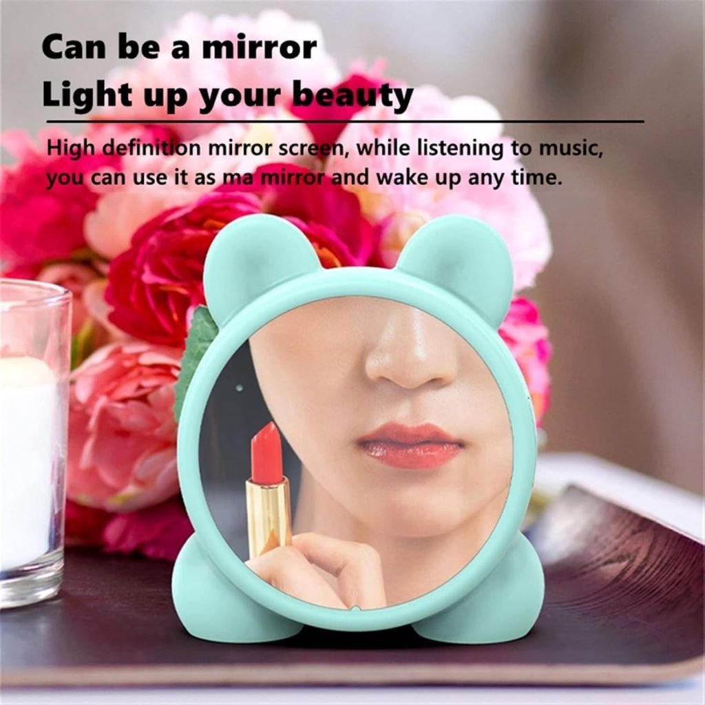 Réveil Miroir Bluetooth avec Haut-Parleur et Radio FM image 4
