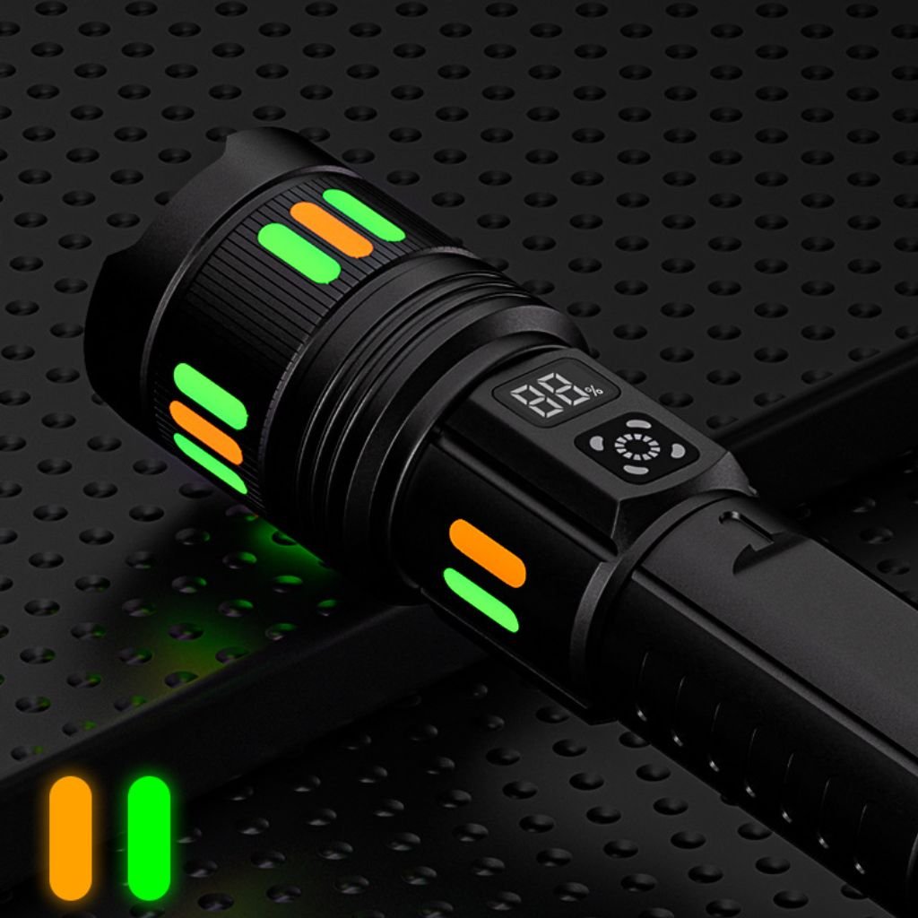 Lampe de Poche LED Télescopique avec Bandes Fluorescente مصباح يدوي بتكبير تلسكوبي image 3