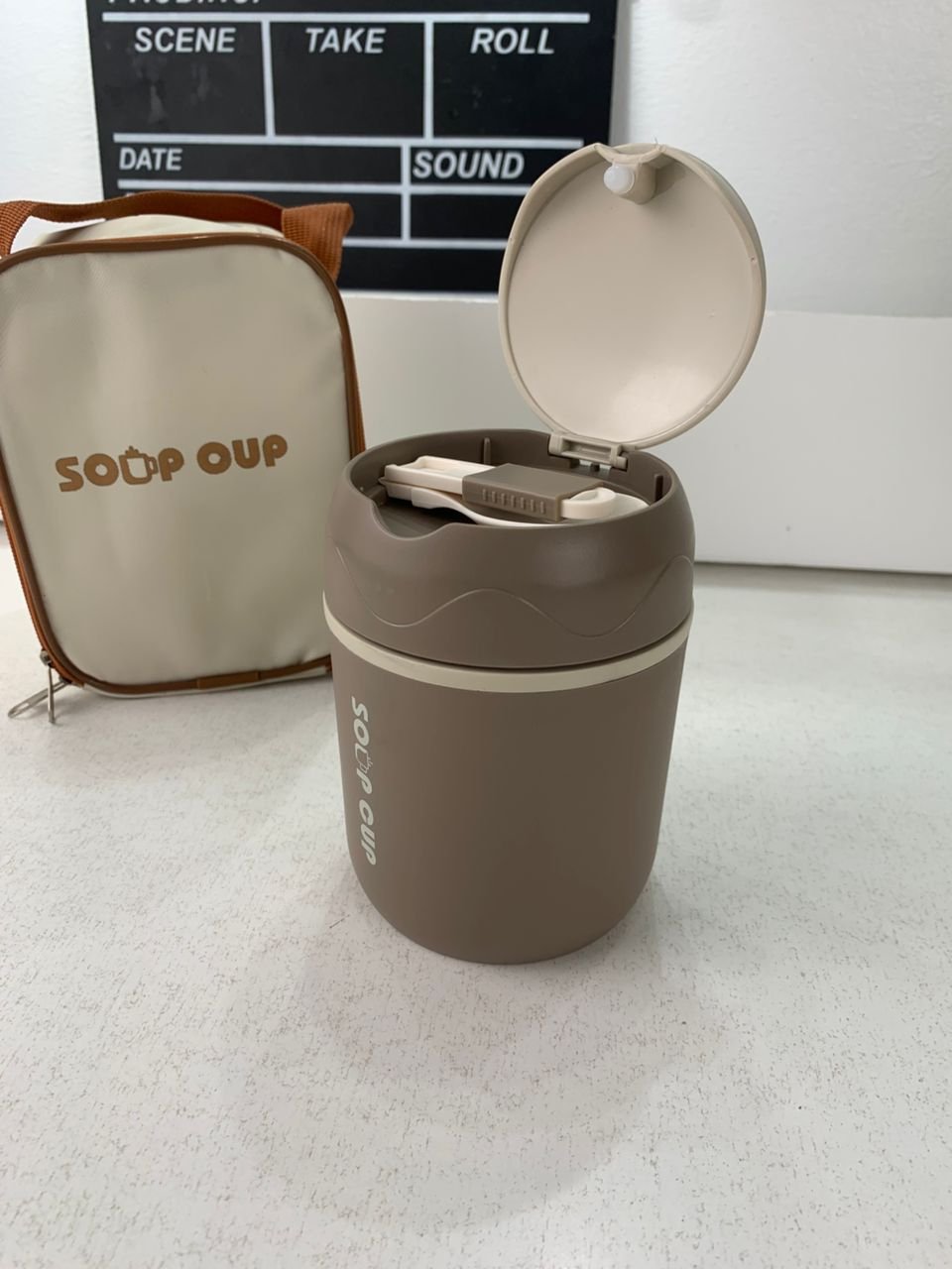Boîte à Déjeuner Portable pour Soupes avec Sac Isotherme image 3