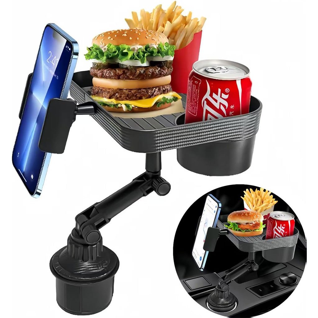 Tablette de voiture rotative pour porte-gobelet – pratique et stable image 8