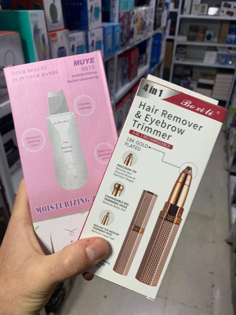 Pack Beauté 2-en-1 – Purificateur Ultrason + Rasoir Électrique 4-en- image 3