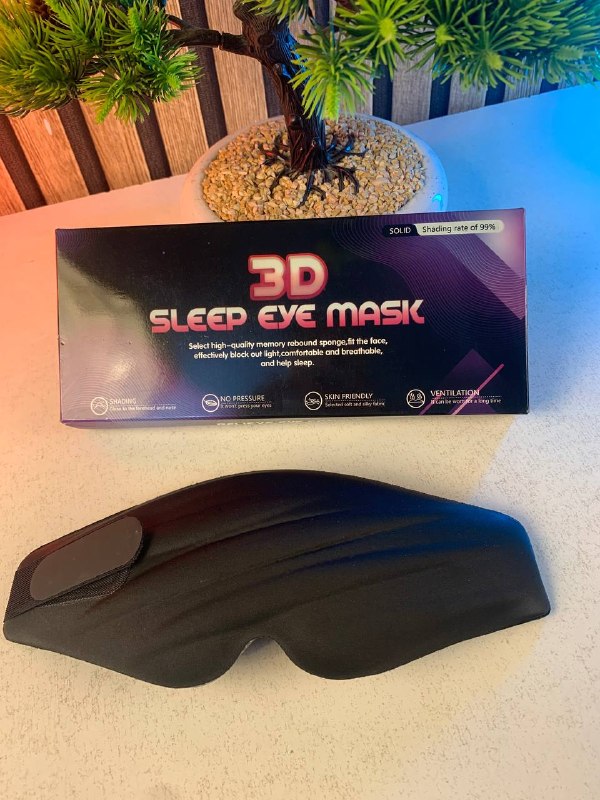Masque de sommeil 3D – Confort et obscurité totale