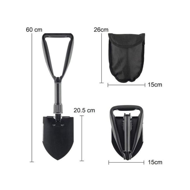 Pelle de Camping Pliante en Acier Carbone – Compacte, Multifonction et Ultra Résistante image 4