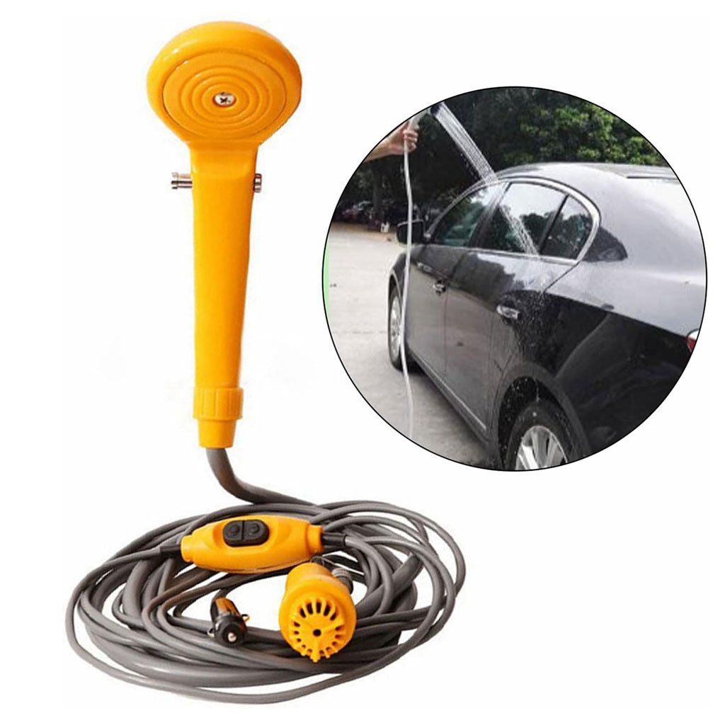 Douche Voiture Portable 12V avec Débit Réglable et Ventouse image 0
