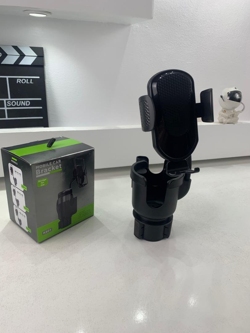 Support Téléphone Voiture avec Porte-Gobelet Intégré – Réglable & Rotatif image 14