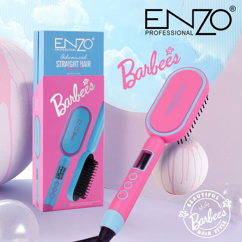 Brosse Lissante ENZO Barbie – Lissage Soin & Technologie Ionique image 6