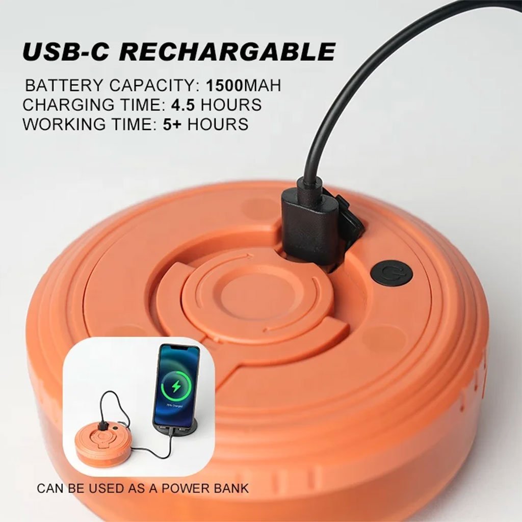 Guirlande LED de Camping Multifonction Rechargeable 10M image 3