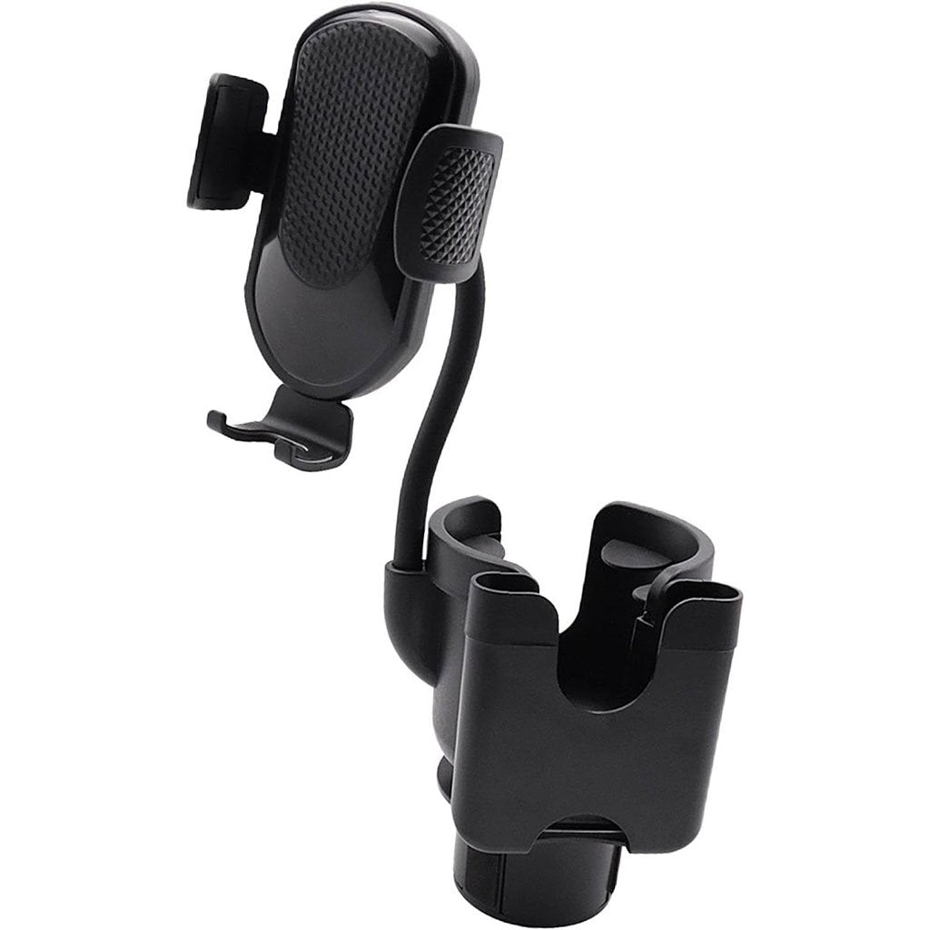 Support Téléphone Voiture avec Porte-Gobelet Intégré – Réglable & Rotatif image 0
