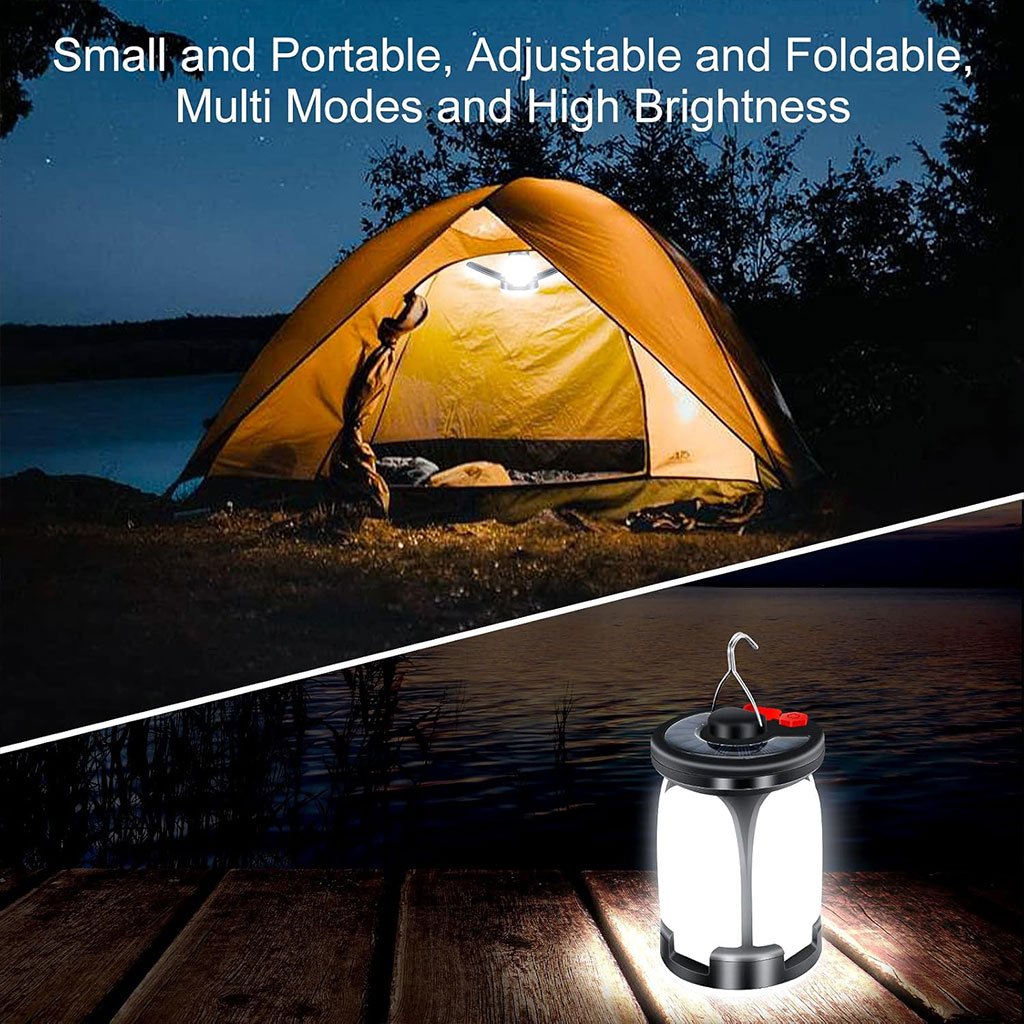 Lampe de Camping LED 60 LEDs Rechargeable USB & Solaire image 4