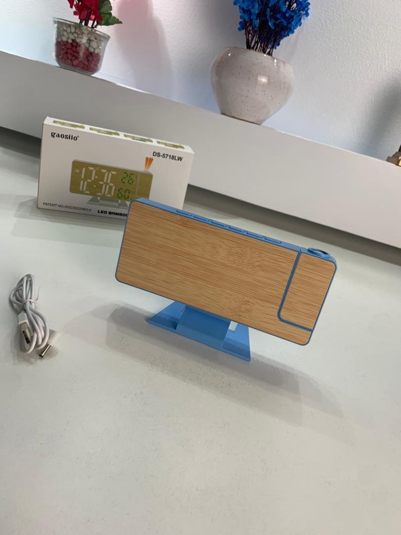 Horloge Numérique de Bureau avec Projection et Capteurs Température & Humidité – Jiqoe image 7