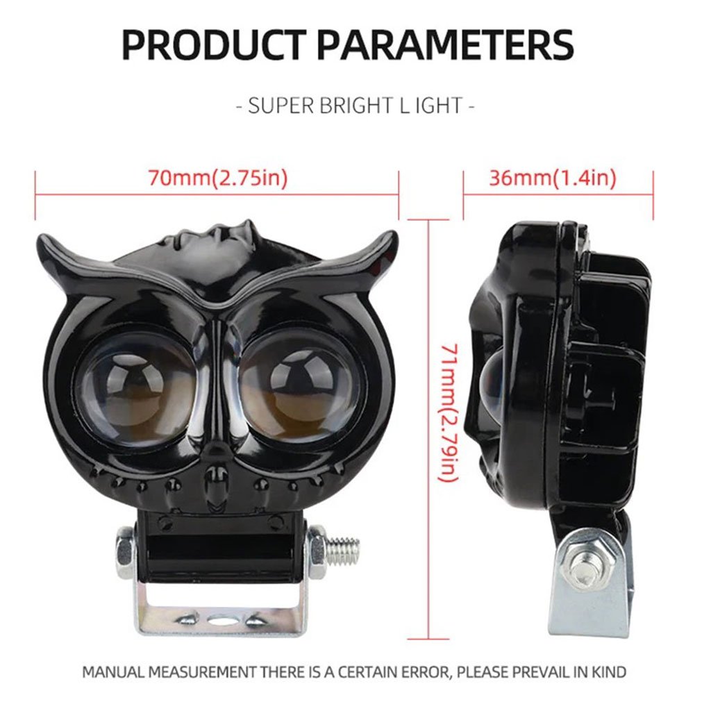 Lumière de hibou antibrouillard LED pour la moto – Durabilité et Résistance aux Intempéries image 2