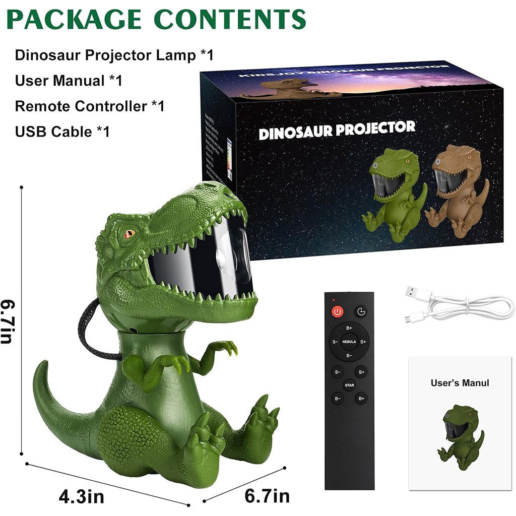 Projecteur Galaxy Dinosaure et Haut Parleur avec Télécommande image 2