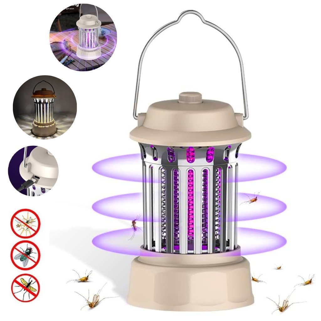 Lampe Anti-Moustique Électrique Silencieuse avec Double Fonction Éclairage image 0