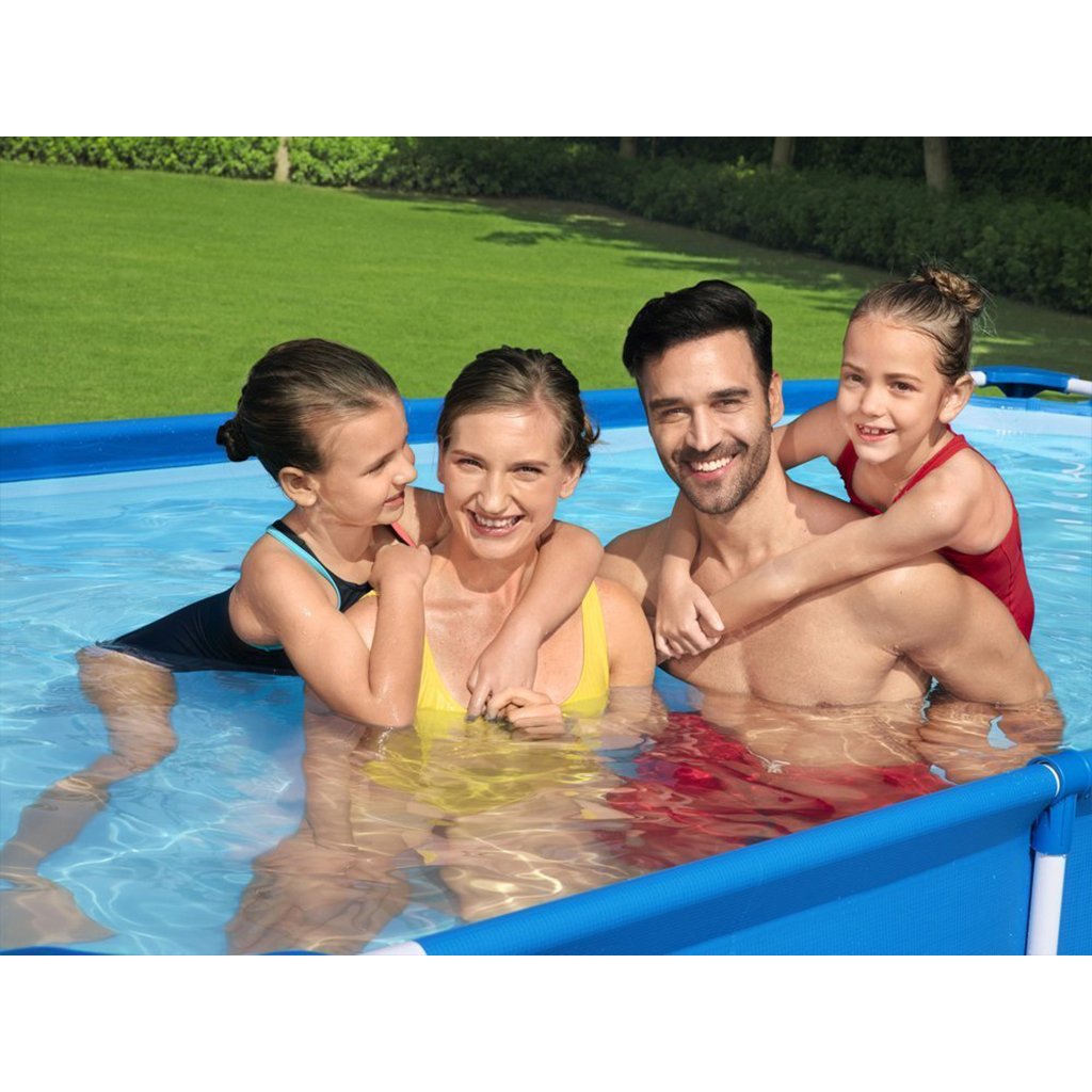 pack piscine rectangulaire Bestway 400 x 211 x 81 cm + pompe + filtre + kit de reparation et autre image 2