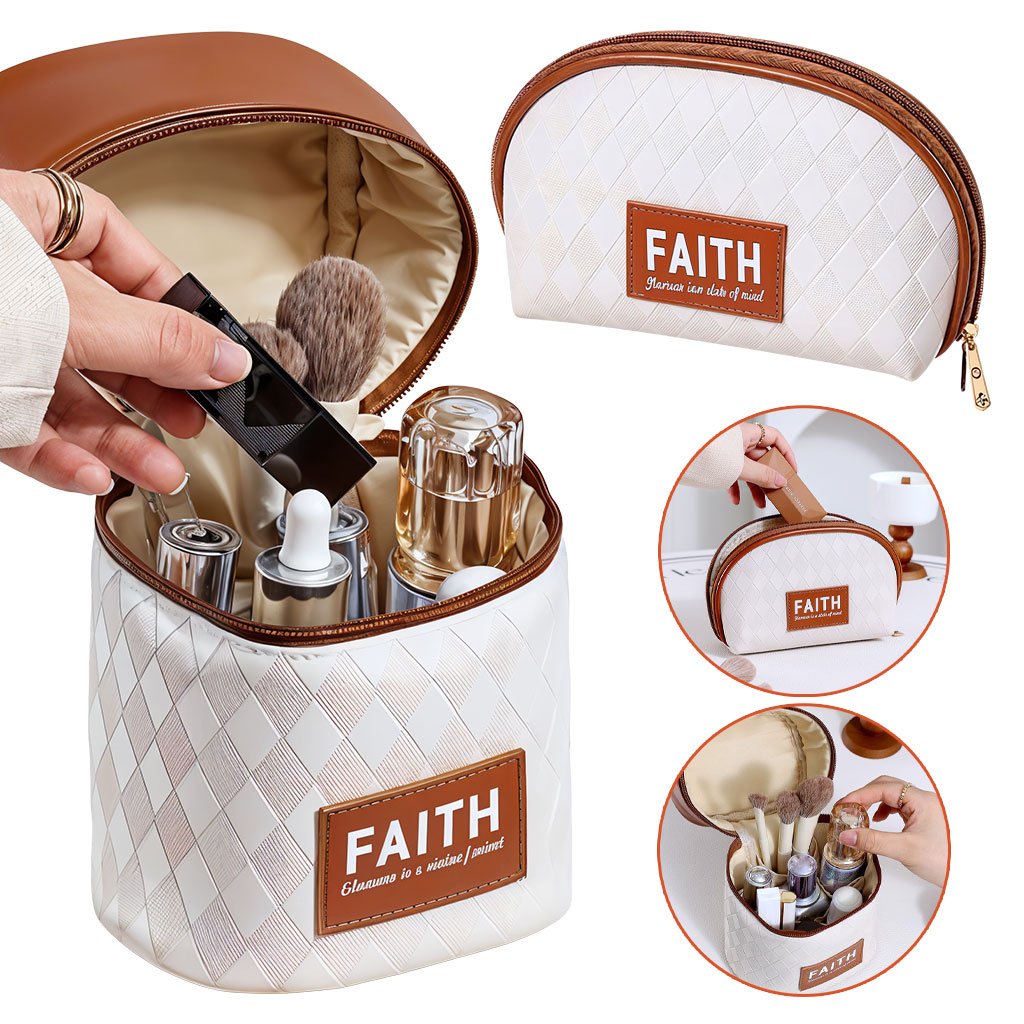 Trousse de Maquillage Compacte en Cuir – Organiseur Élégant et Polyvalent image 2