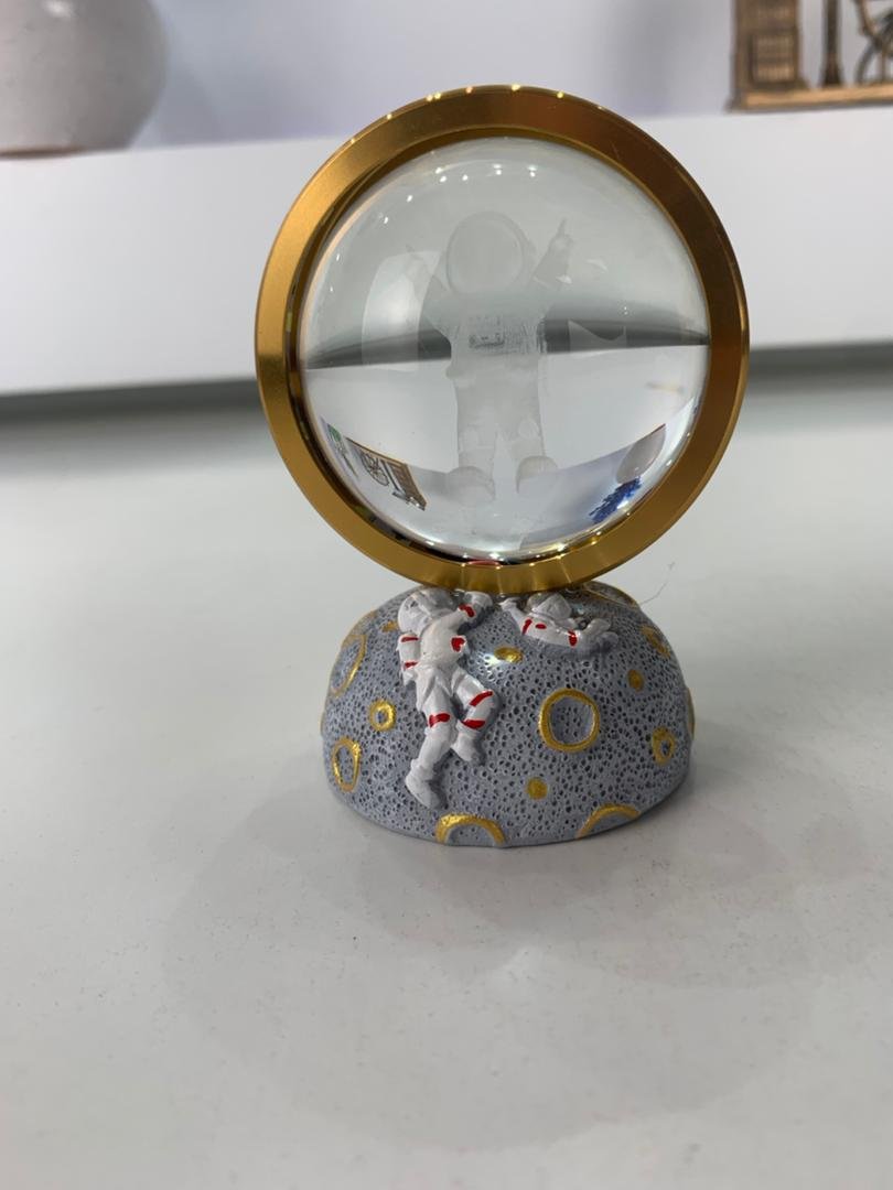 Lampe Cristal Système Solaire 3D avec LED – Globe Astronomique Décoratif image 2