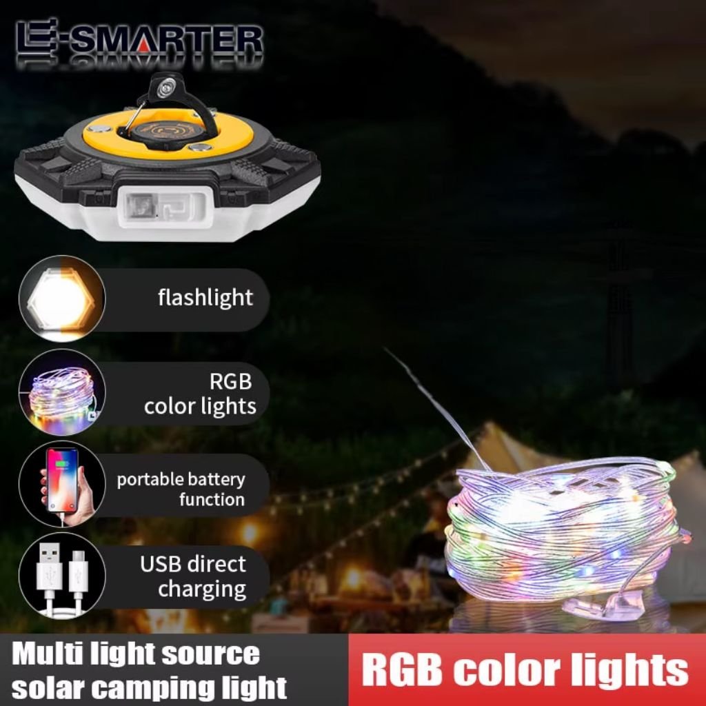 Bande LED 10 m Étanche 2-en-1 pour Camping شريط إضاءة بطول 10 متر، مقاوم للماء image 10