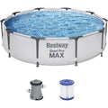 Piscine Ronde Autoportante 305 x 76 cm avec Pompe de Filtration – مسبح دائري مع مضخة تنقية image 0