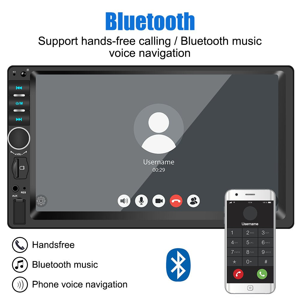 Autoradio Écran Tactile 7” 7018B – Bluetooth &amp; Caméra Recul image 13