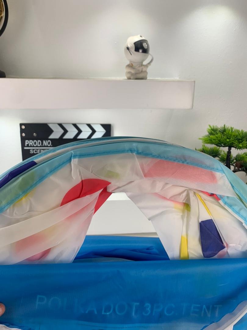 Tente spatiale avec tunnel et piscine à balles image 1
