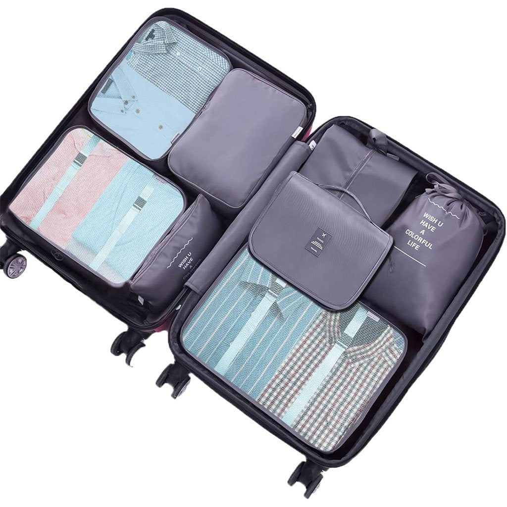 Organisateurs de Valise 8-en-1 – Cubes de Rangement Compressibles et Étanches image 1