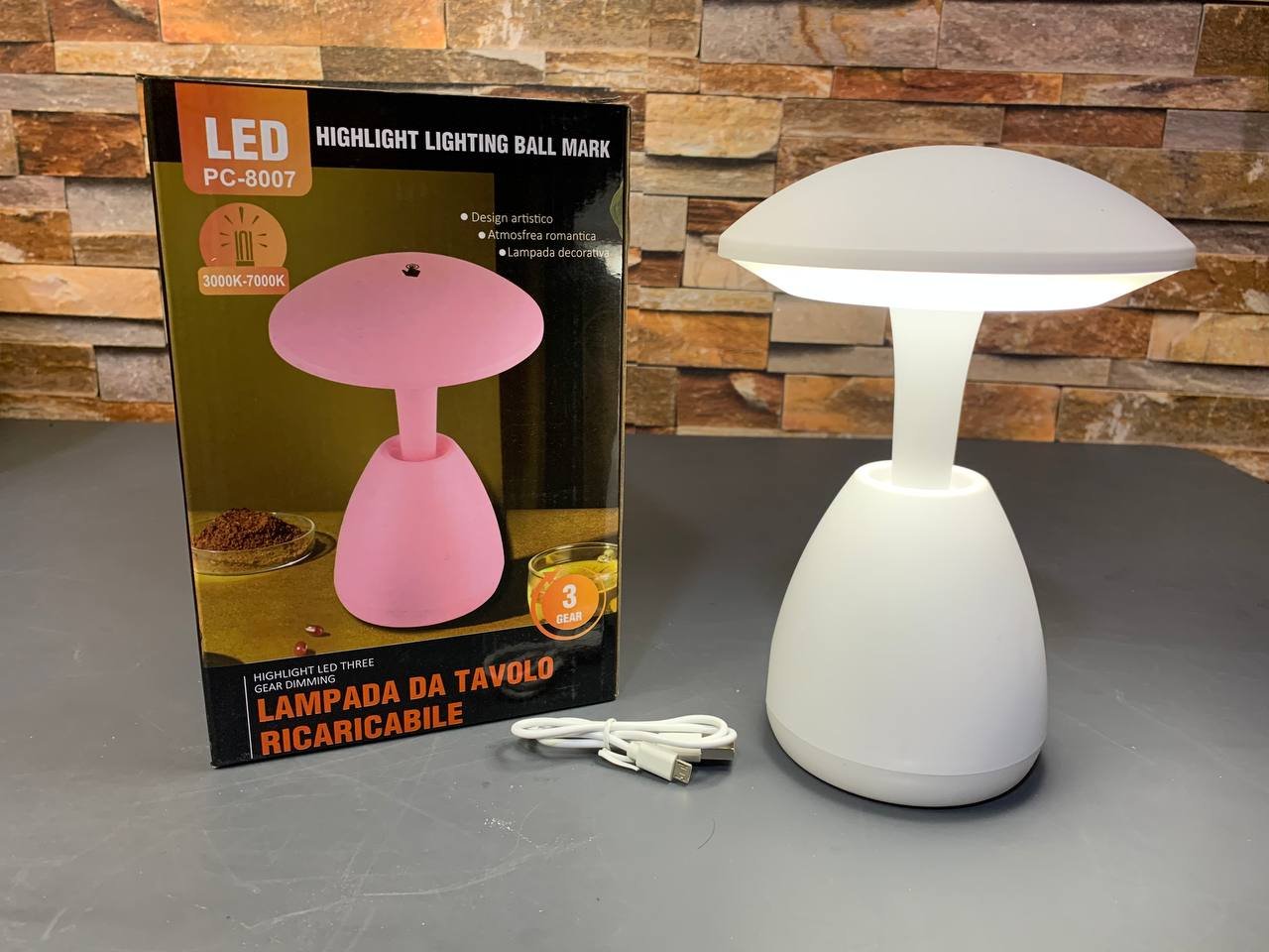 Lampe de Lecture Rechargeable à 3 Couleurs – Luminosité Réglable et Batterie 1800mAh image 1