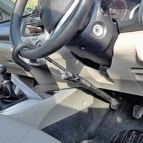 Antivol de Volant Télescopique en Acier – Sécurité Renforcée pour Voiture, Camion ou Bus image 1